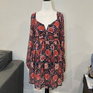 Forever21 Boho‎ Tie Back Dress